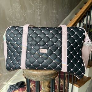 LUV BETSY by BETSY JOHNSON duffel bag, excellent condition, pink hearts